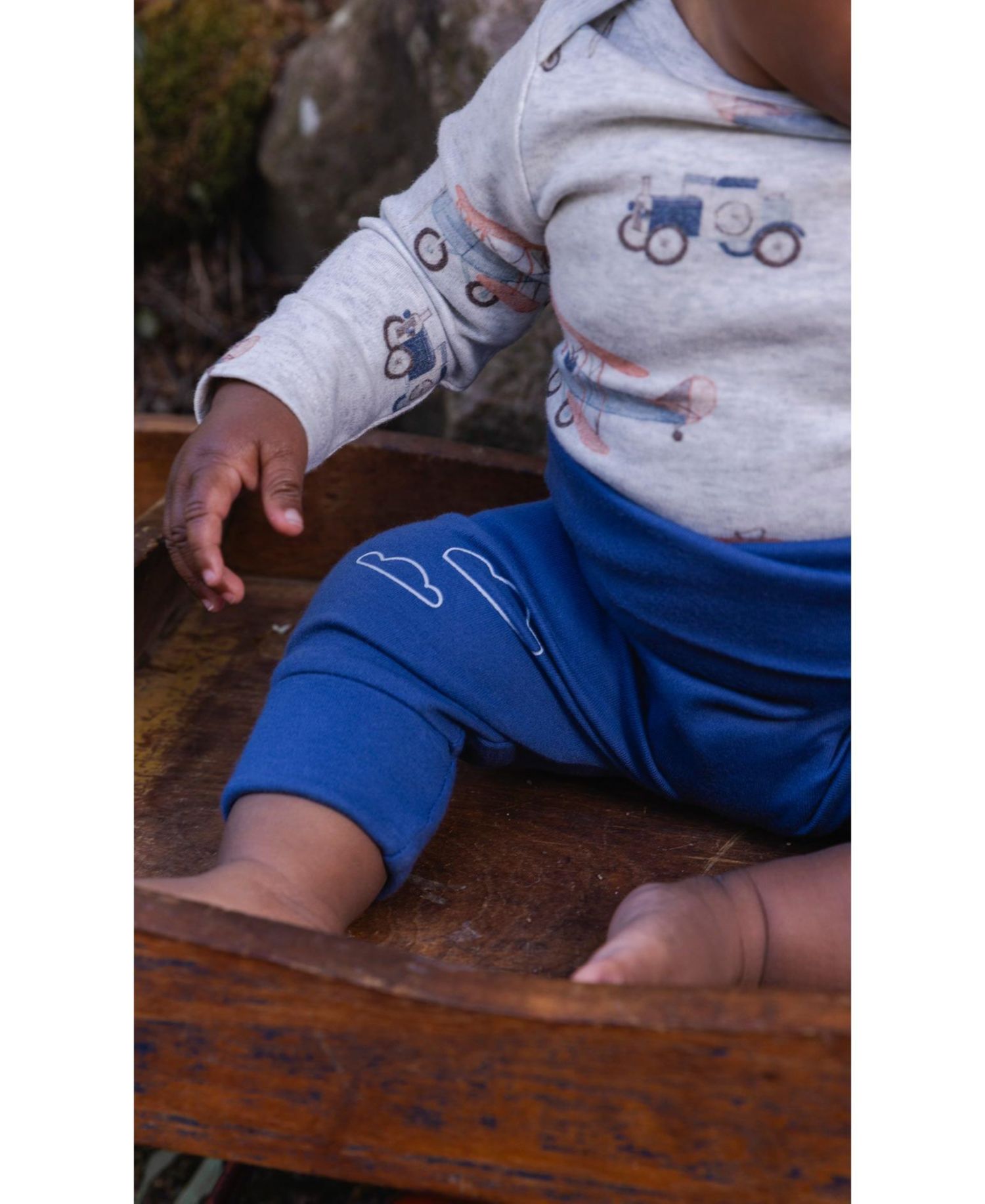 Baby Boys 3M- 24M Organic Cotton Evolutive Pants