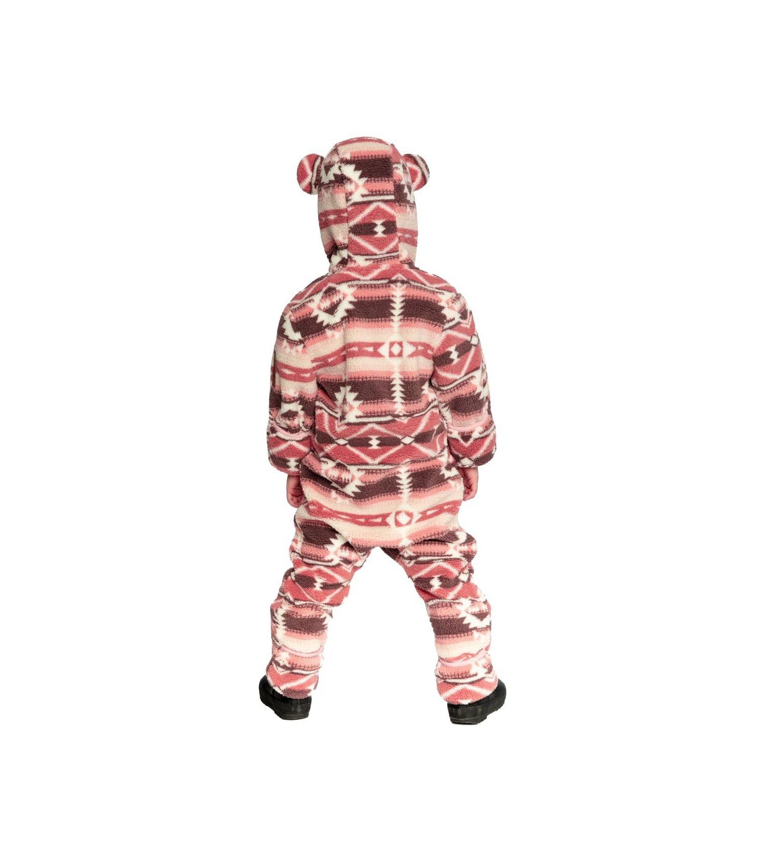 Baby Girls (3M- 24M) Mid-Season Plush One-Piece Outerwear Aztec