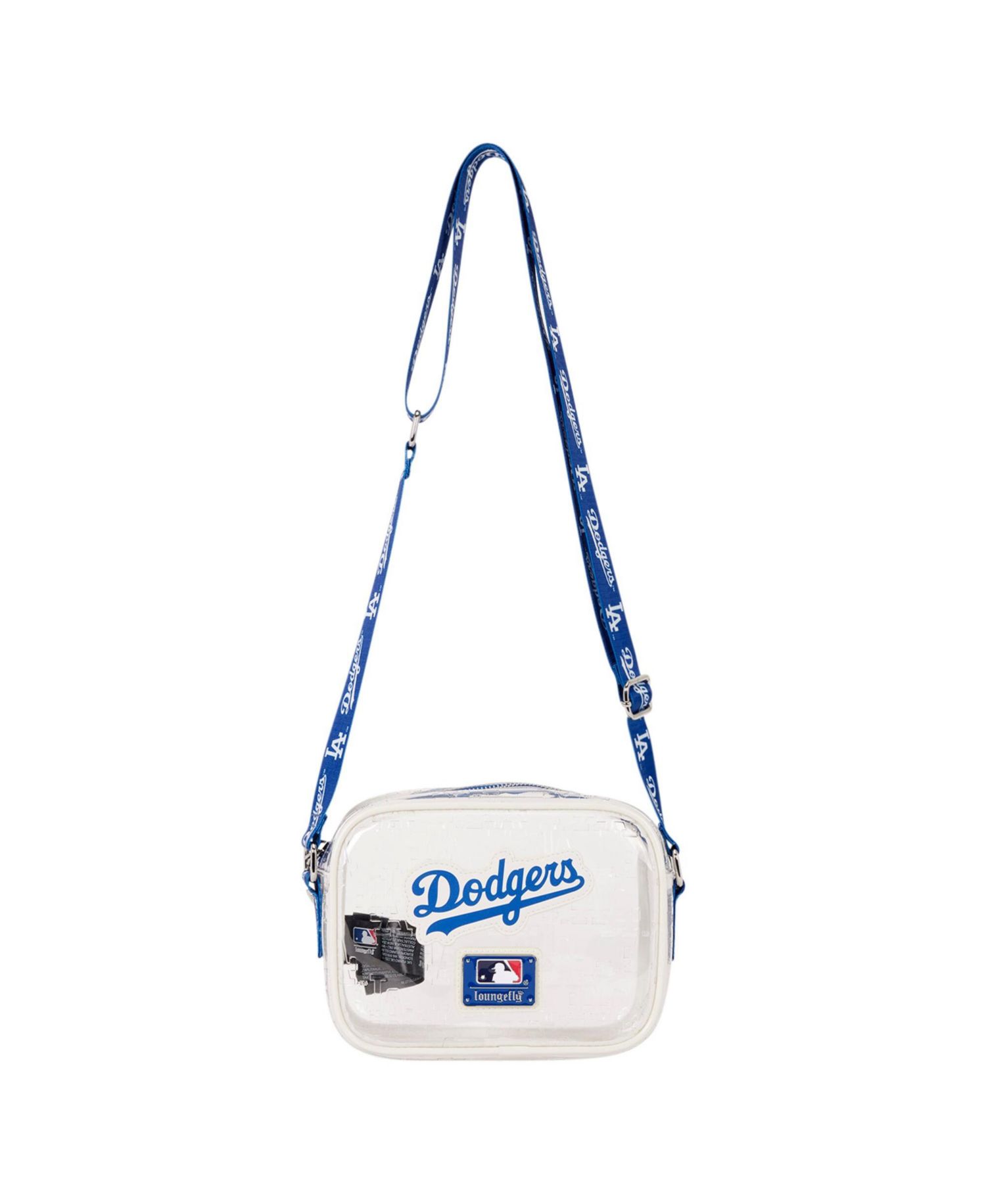Los Angeles Dodgers Clear All Over Logo Crossbody Bag