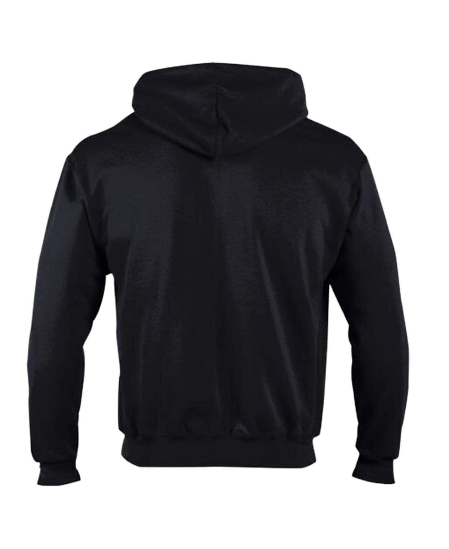 Men's Black Detroit Lions Powerblend Fleece Full-Zip Hoodie