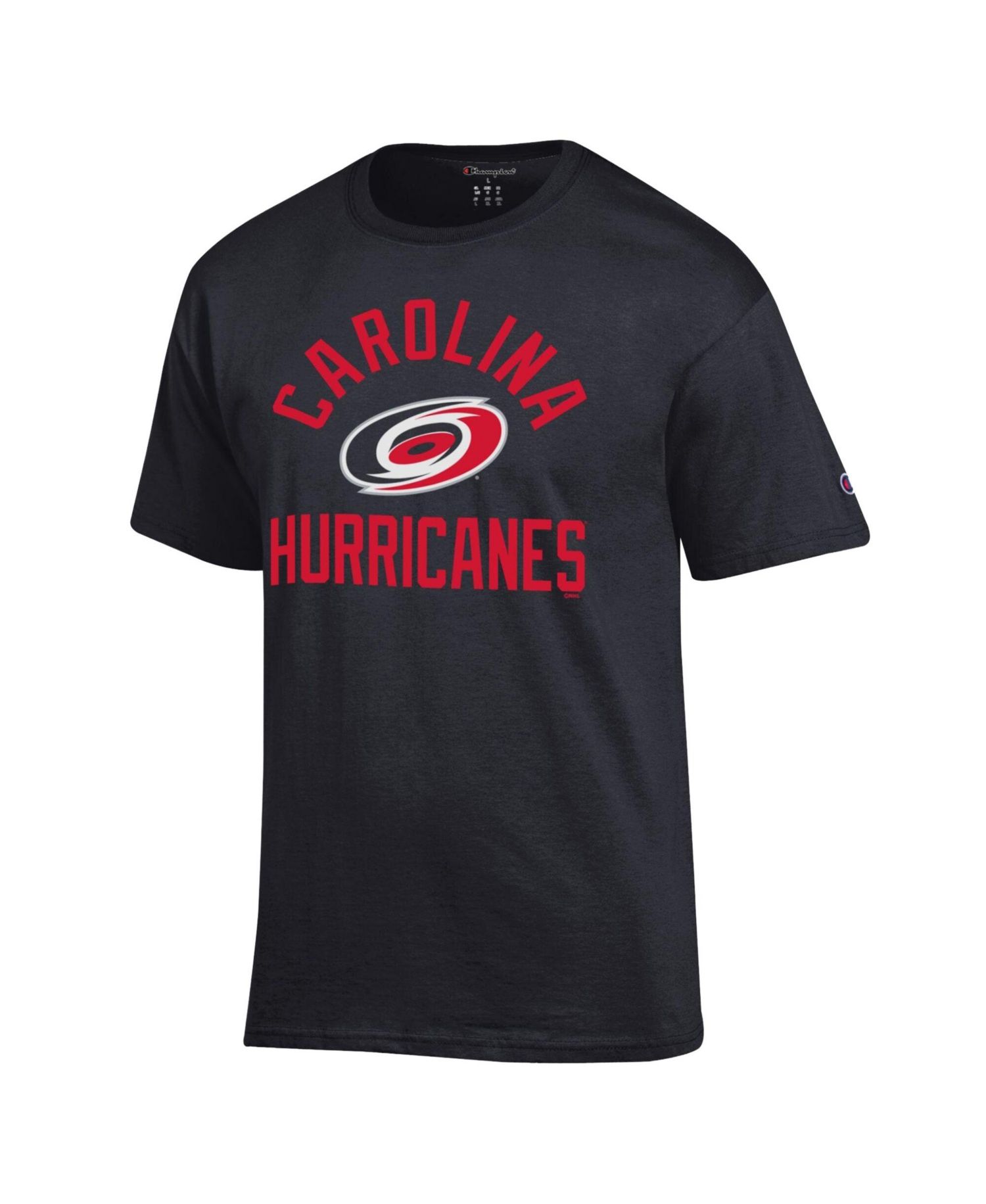Men's Black Carolina Hurricanes Primary Logo Jersey T-Shirt