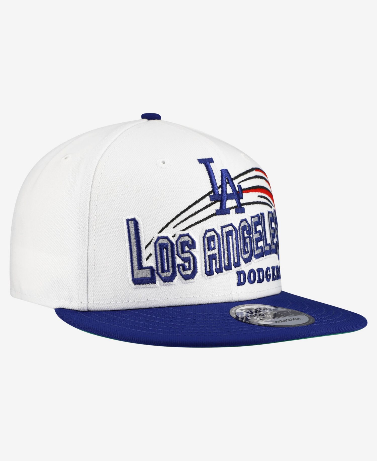 Men's White Los Angeles Dodgers Retro Sweep 9FIFTY Snapback Hat