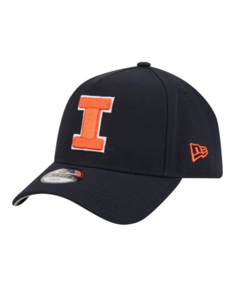 Детская кепка New Era Navy Illinois Fighting Illini 9FORTY A-Frame Adjustable Hat
