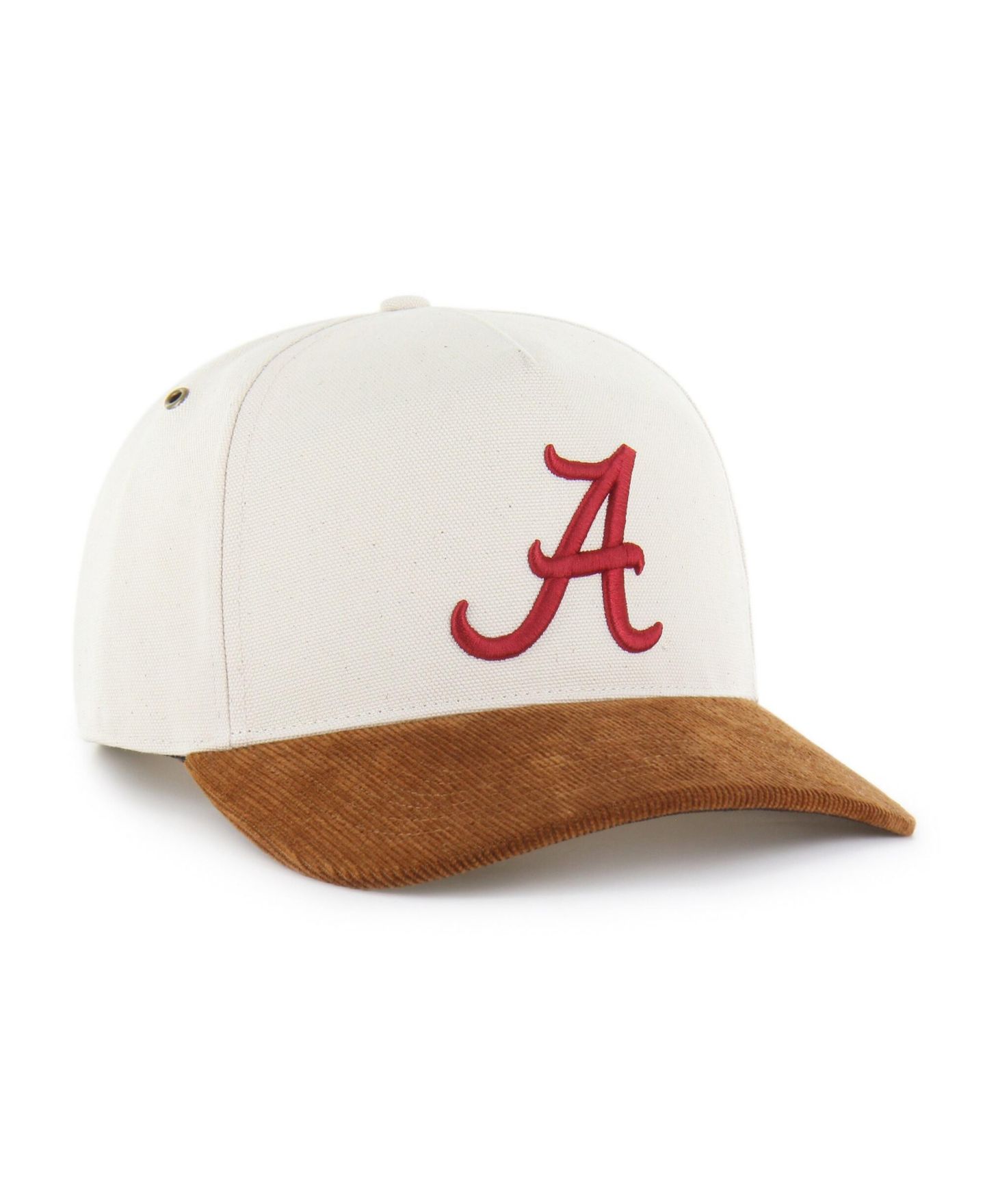 Мужская кепка Carhartt x '47 Natural/Brown Alabama Crimson Tide Undyed Relaxed Hitch Adjustable Hat — фото 4