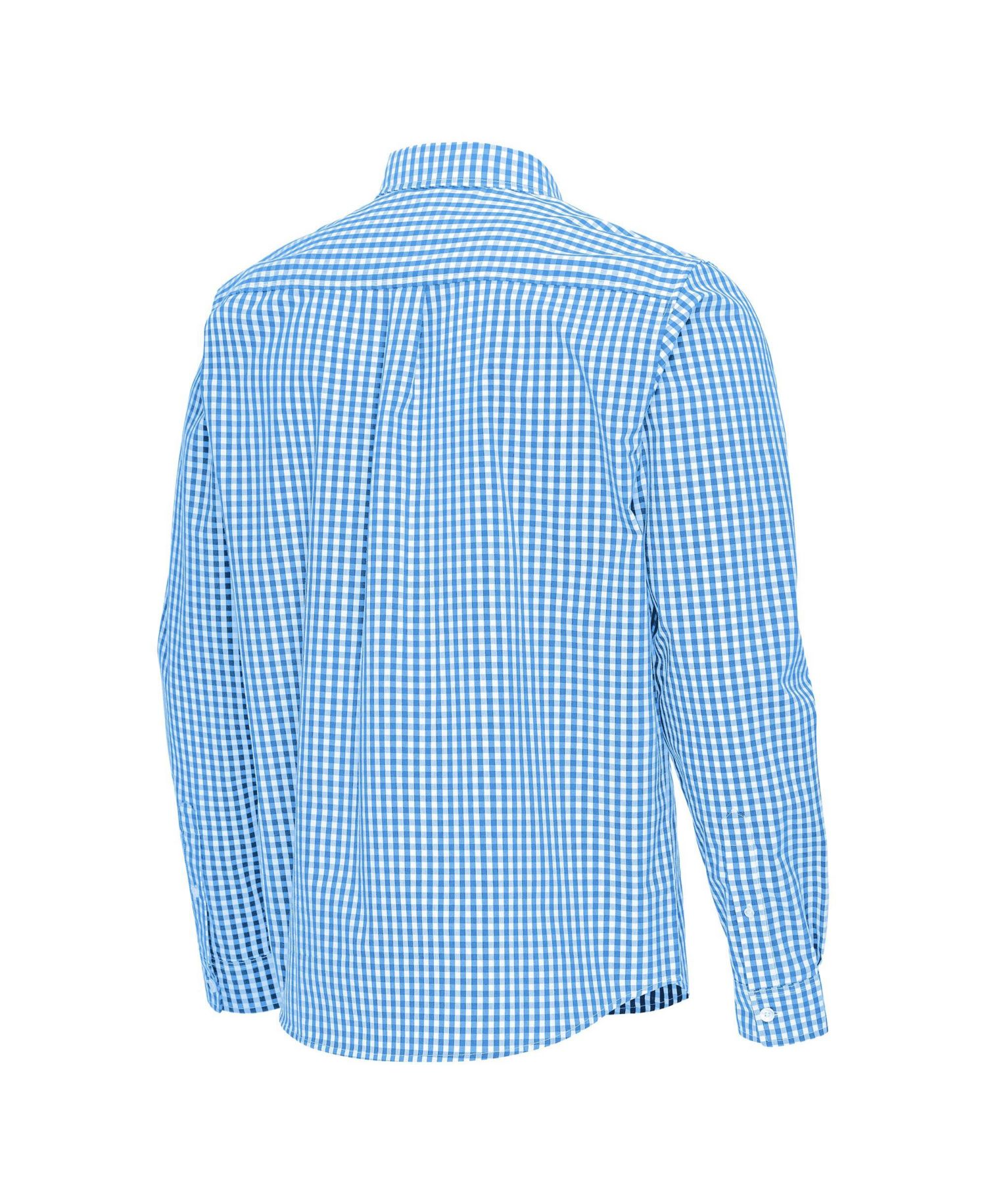 Men's Powder Blue Oklahoma City Thunder Ellis Woven Tri-Blend Button-Down Shirt