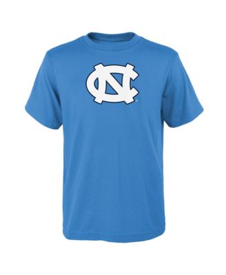 Big Boys and Girls Carolina Blue North Carolina Tar Heels Primary Logo T-Shirt
