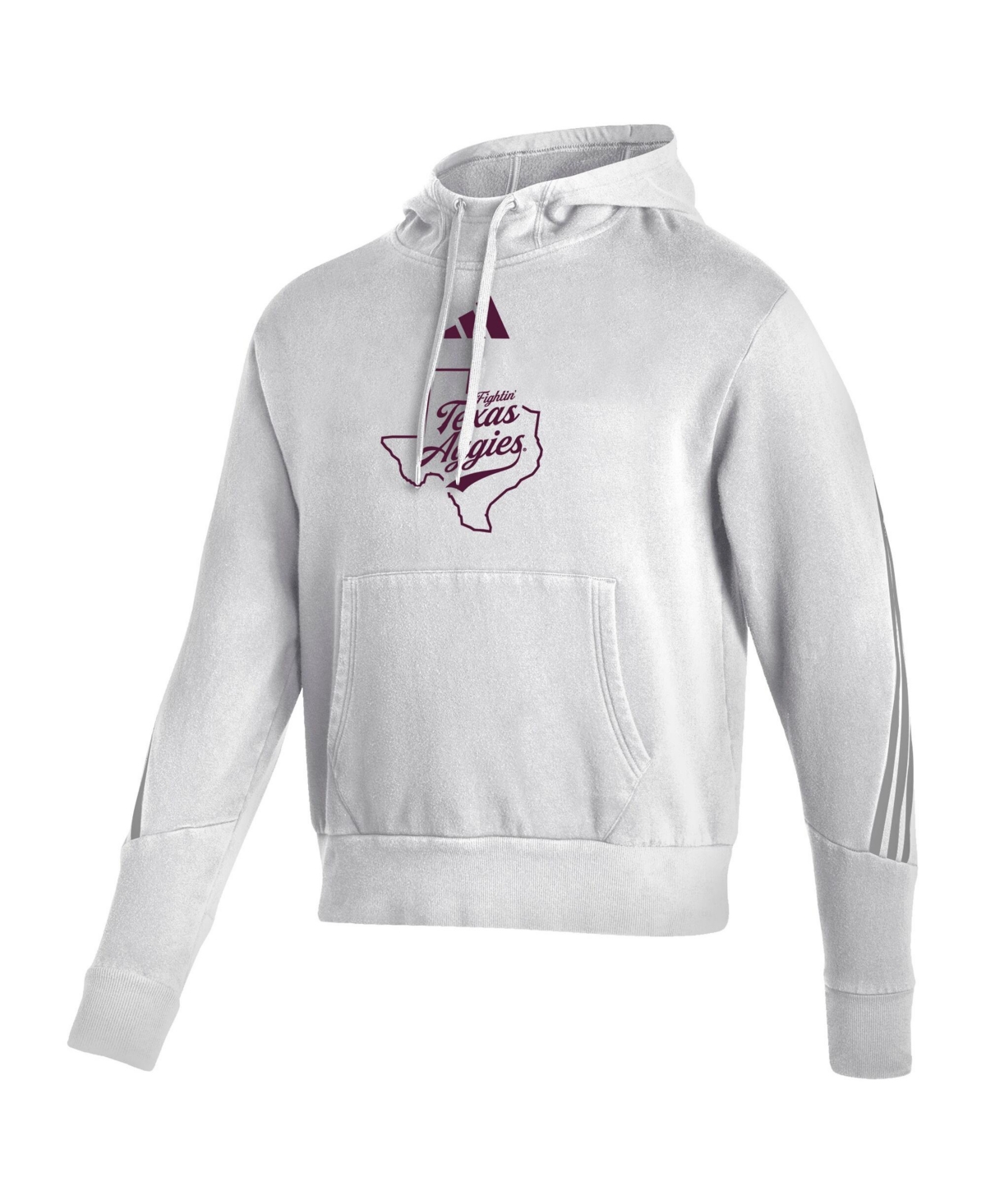 Adidas Men's White Texas A M Aggies Fightin' Hoodie