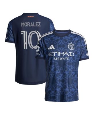 Men's Maximiliano Moralez Blue New York City FC 2026 The All Nations Kit On-Field Authentic Patch Jersey