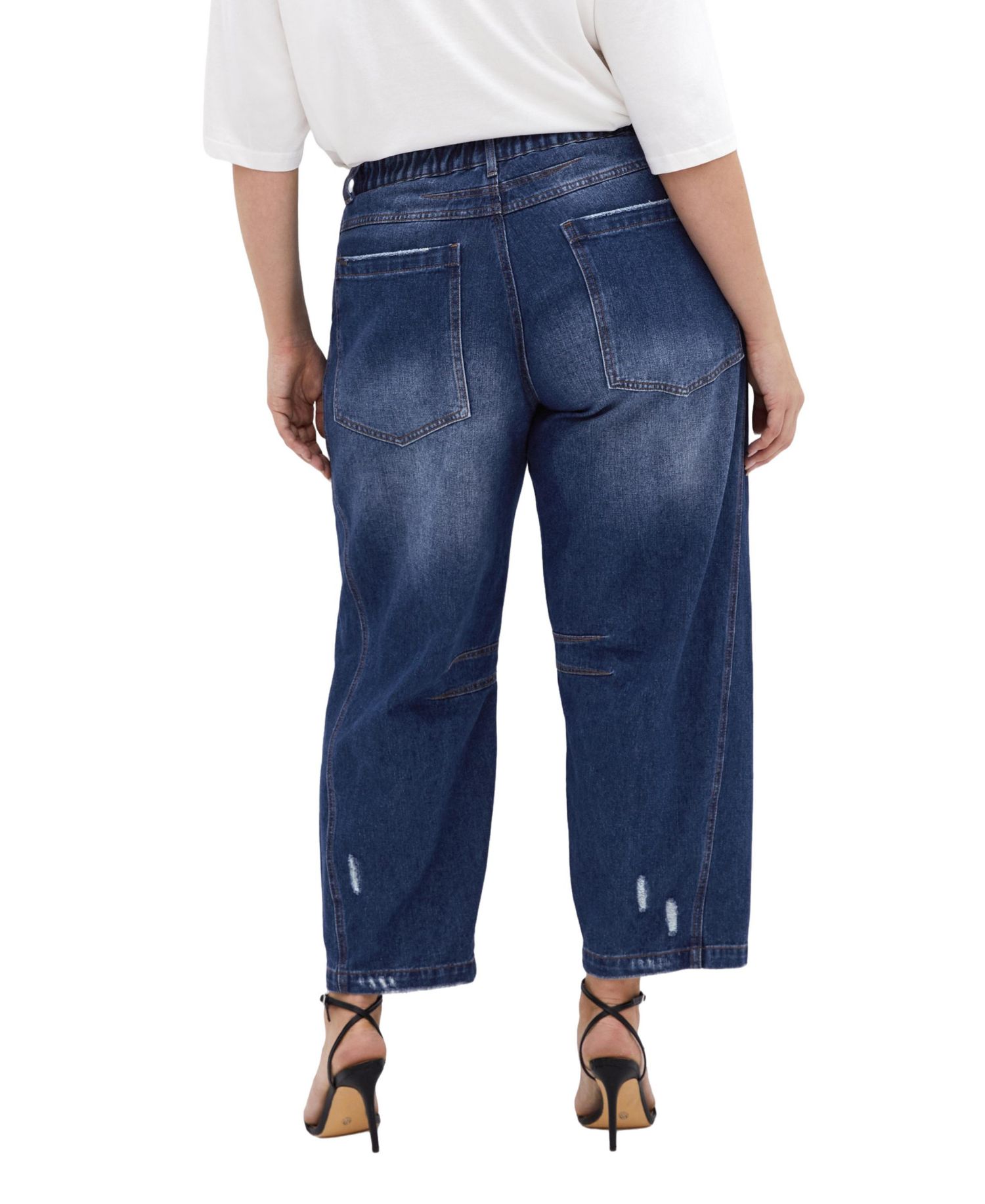 Women's Plus Size Harley Fit Bea Barrel Leg Jean