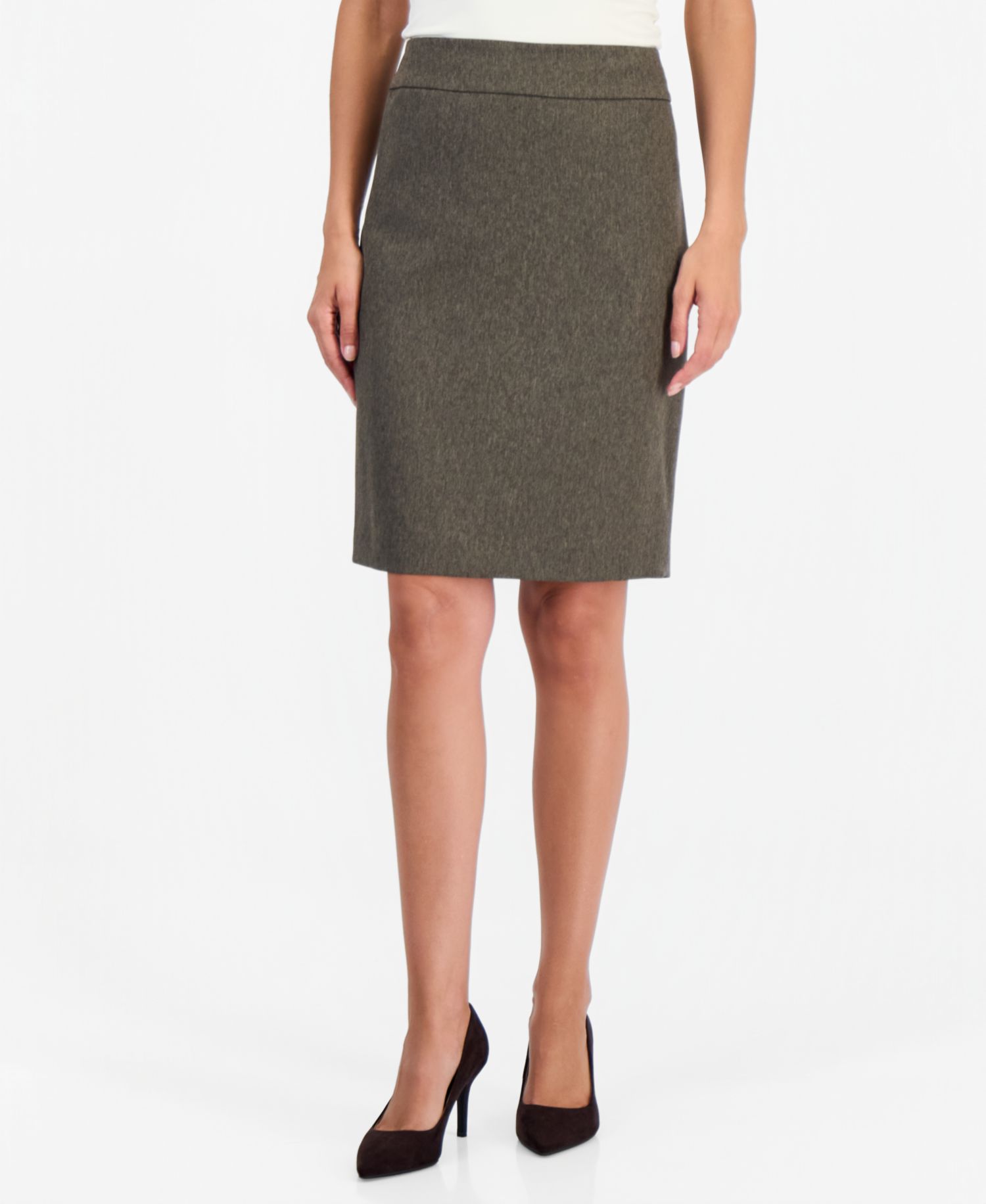 Women's Slim-Fit Notch-Collar Two-Button Jacket and Skirt, 2-Piece Set