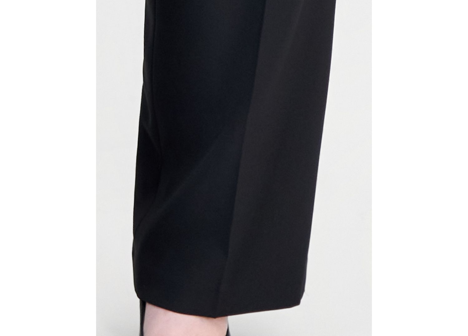 Plus Size Peak Lapel Classic-Fit Wide-Leg Jacket and Pants, 2-Piece Set