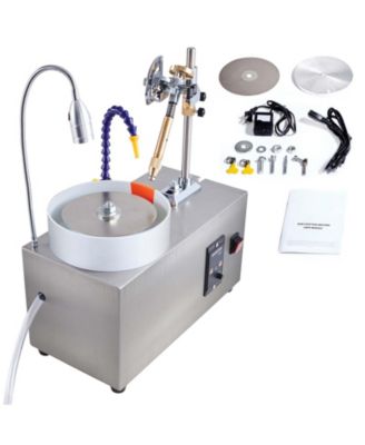 Gem Faceting Machine, 180W Jade Grinding and Polishing Machine with Adjustable 0-2980 RPM Speed and Manipulator