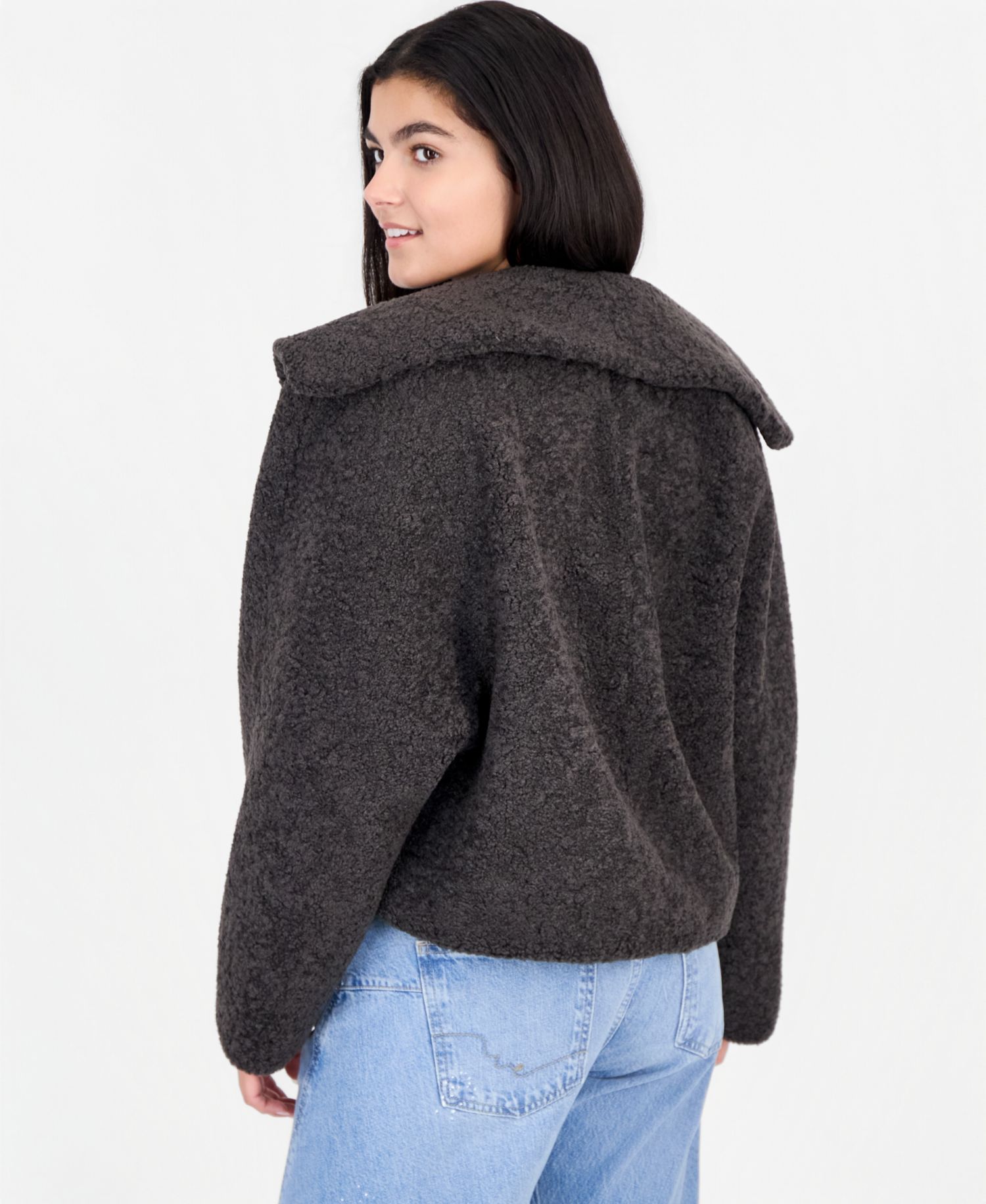 Women's Softest Touch Cropped Faux-Fur Jacket