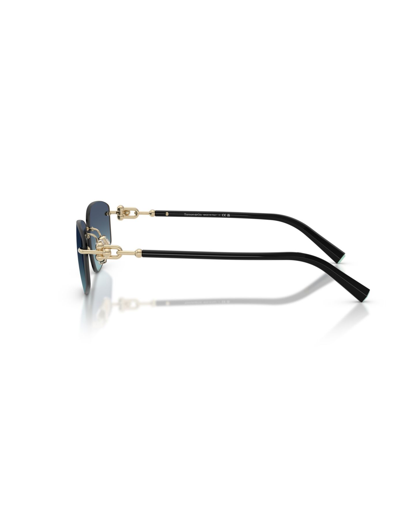 Солнцезащитные очки Tiffany & Co. Unisex Geometric Sunglasses, TF3114, цвет: Синий — фото 3
