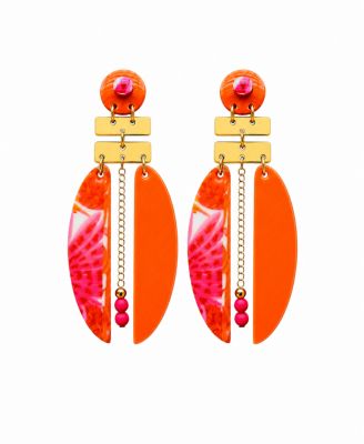 Kaia Dangle Modern Statement Earrings