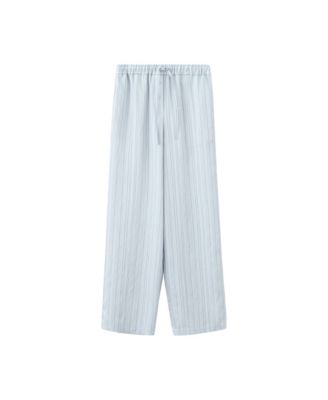 Women's Wide-Leg Striped Pants