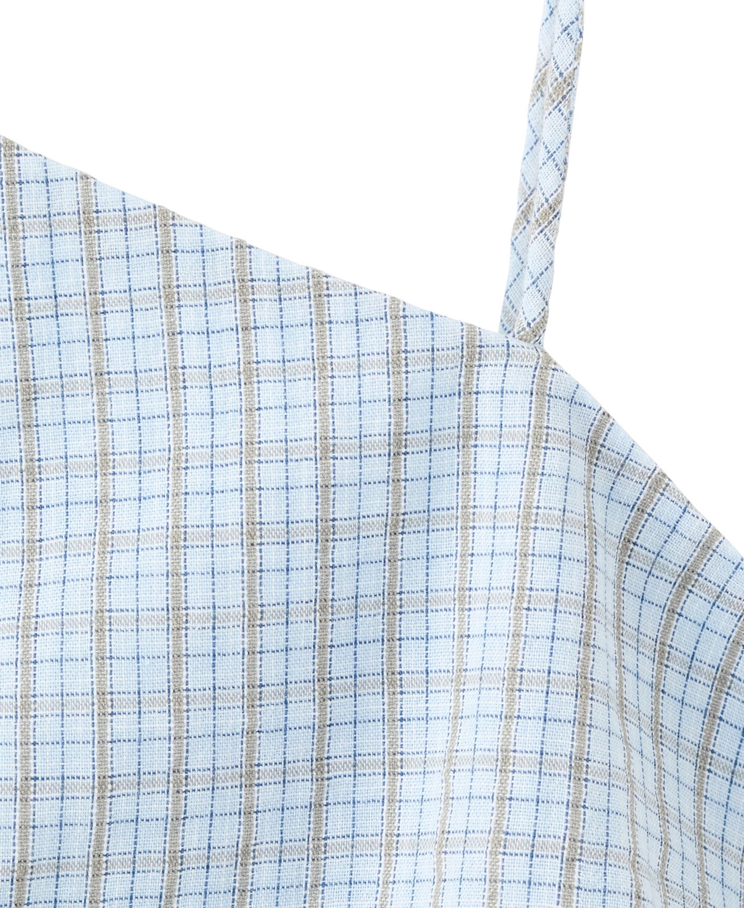 Women's Check Asymmetrical Mini Dress