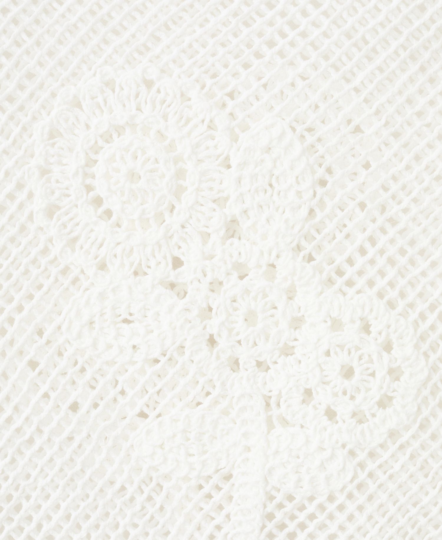 Women's Floral Crocheted Mini Skirt