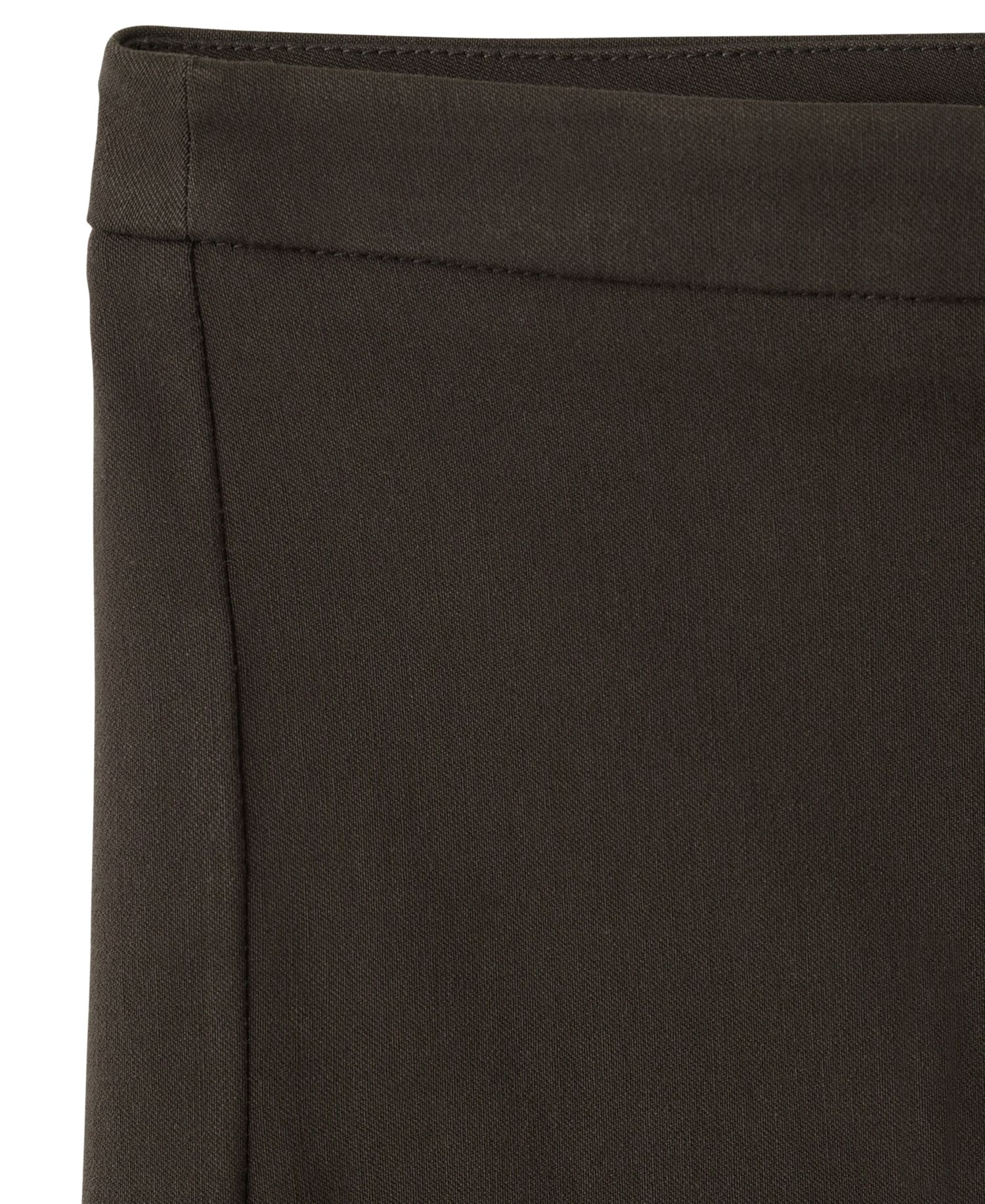 Women's Mid-Rise Straight-Cut Crop Pants