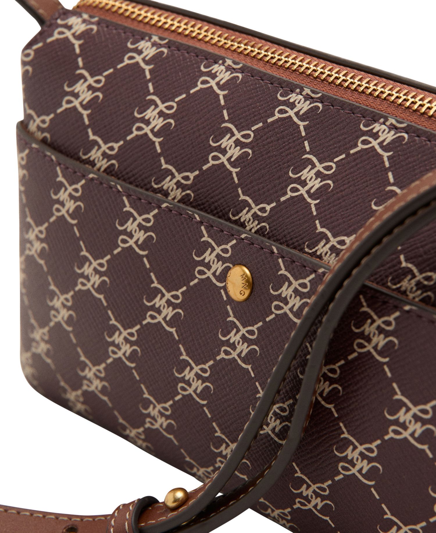 Women's Printed Logo Shoulder Bag