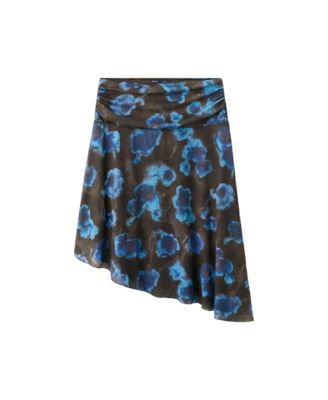 Women's Asymmetrical Printed Skirt