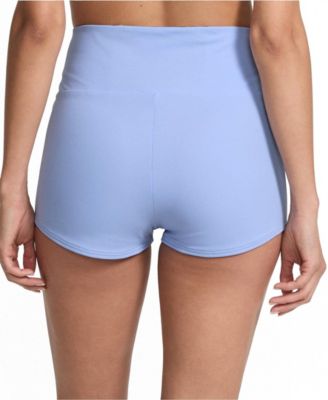 Women's Tugless High Waisted Swim Boy Shorts