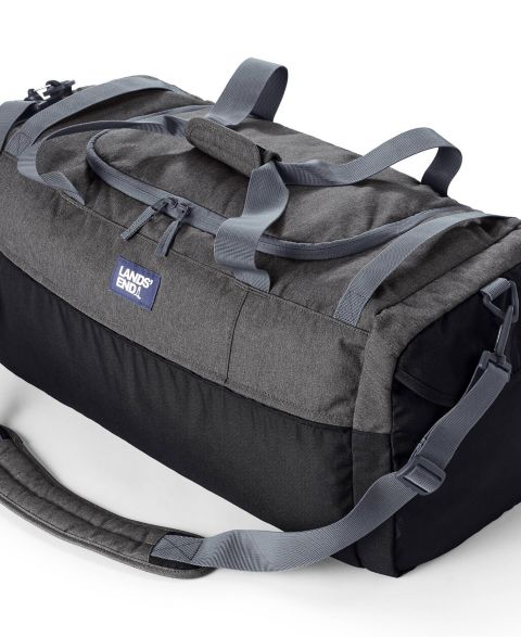 Сумка Lands' End Medium All Purpose Travel Duffle, цвет: Серый меланжевый