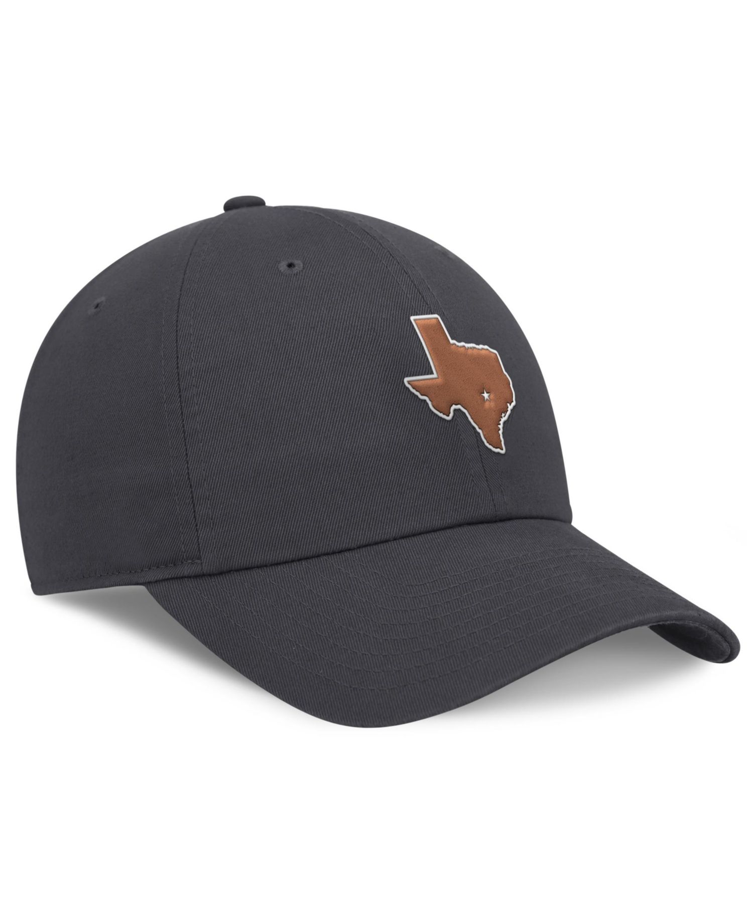 Men's Anthracite Texas Longhorns Club Dri-FIT Adjustable Hat