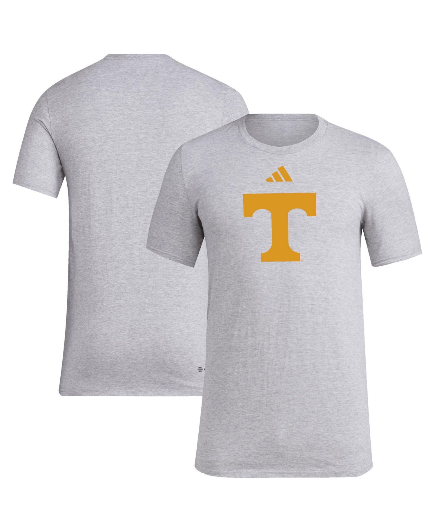 Men's Gray Tennessee Volunteers Primary Logo T-Shirt