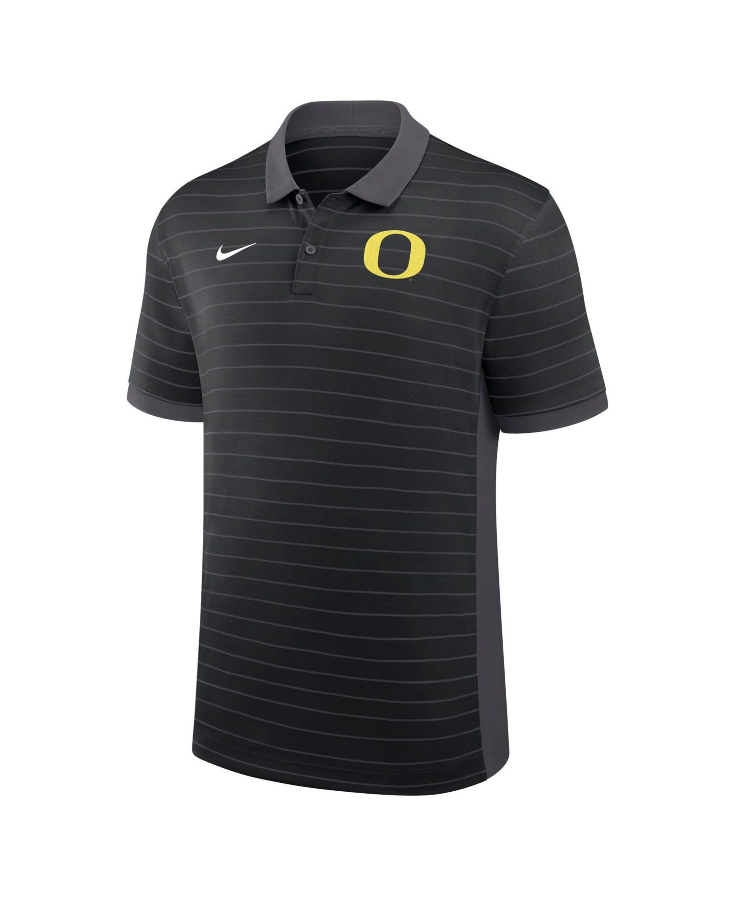 Men's Black Oregon Ducks 2026 Early Season Coaches Sideline Victory Stripe Dri-FIT Polo Shirt
