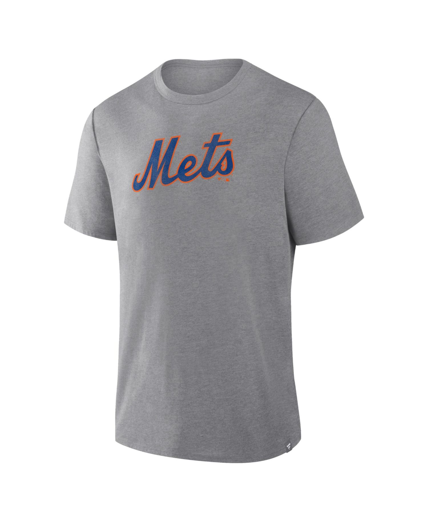 Men's Heather Gray New York Mets Play Tribute Tri-Blend T-Shirt