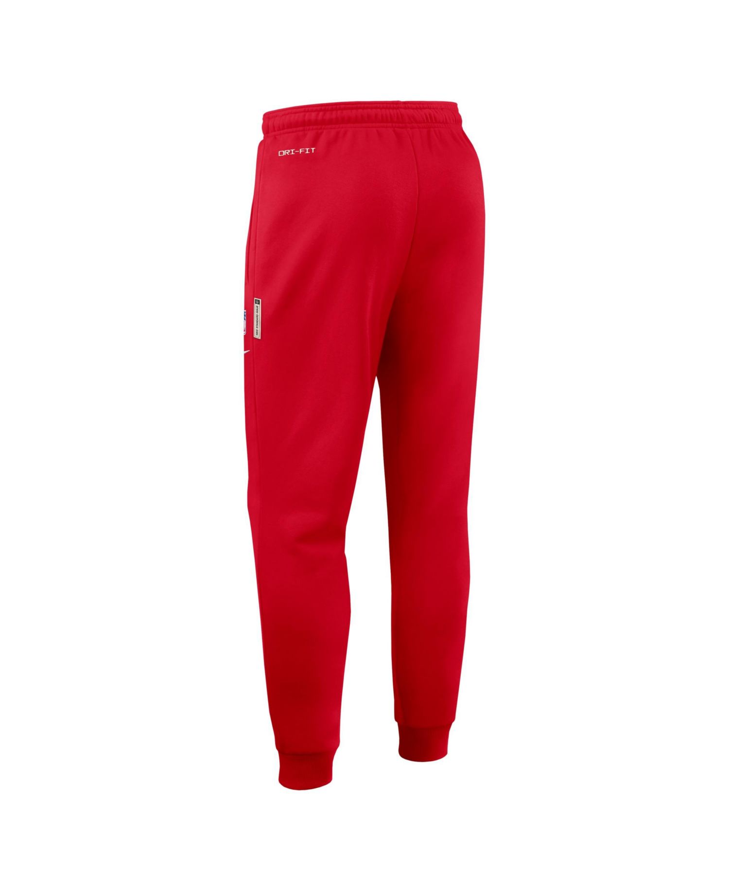 Men's Red Kansas City Chiefs Sideline Standard Issue Touchback Kick Dri-FIT Taper Pants