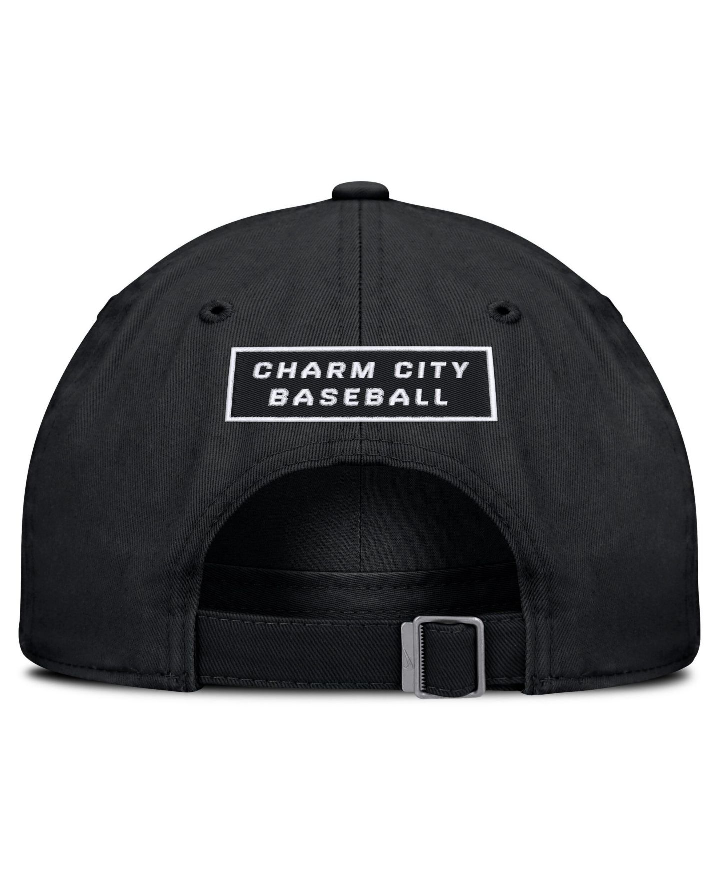 Мужская кепка Nike Black Baltimore Orioles Primetime Club Adjustable Hat — фото 4