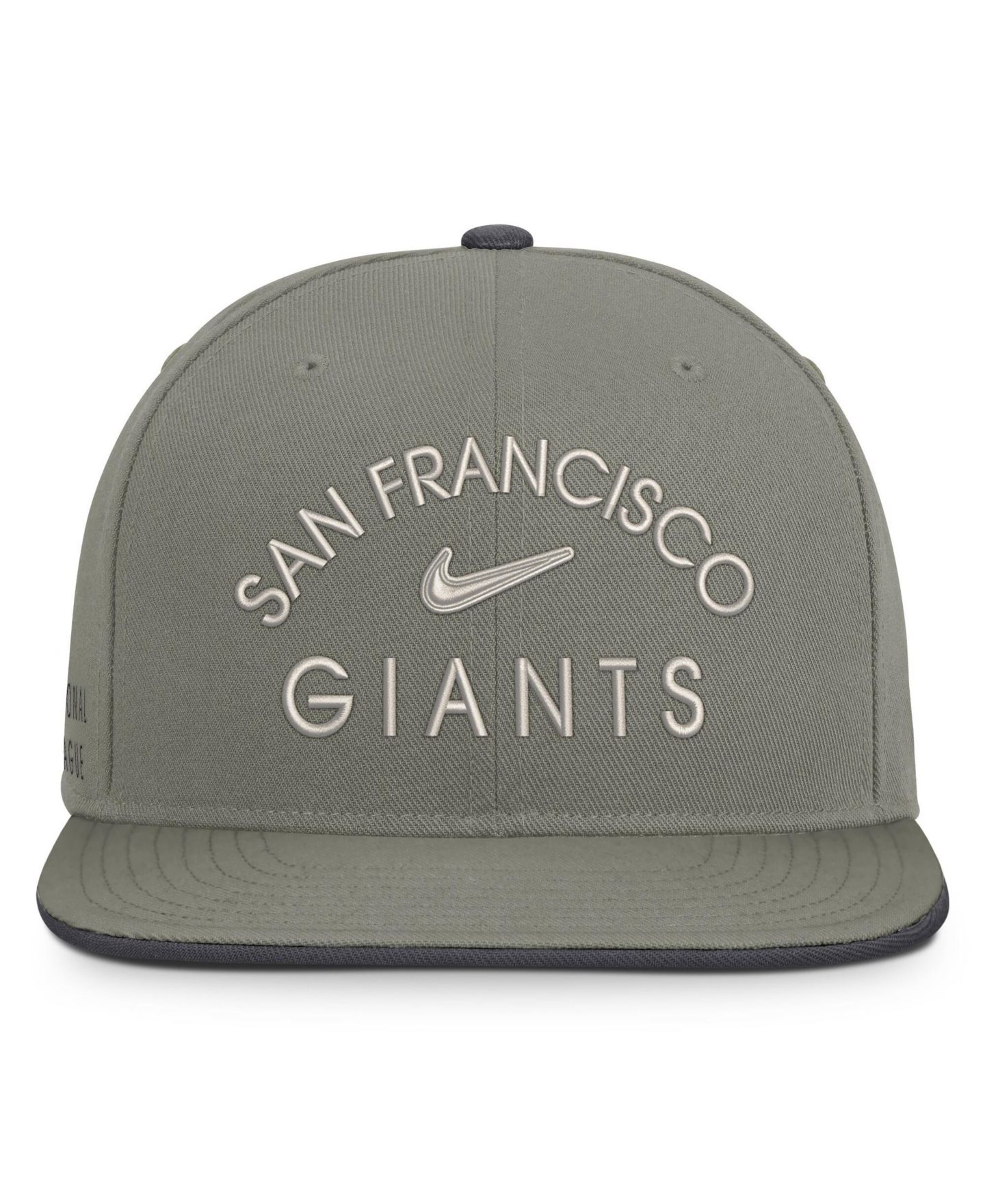 Мужская кепка Nike Olive San Francisco Giants Pro Dri-FIT Snapback Hat — фото 2
