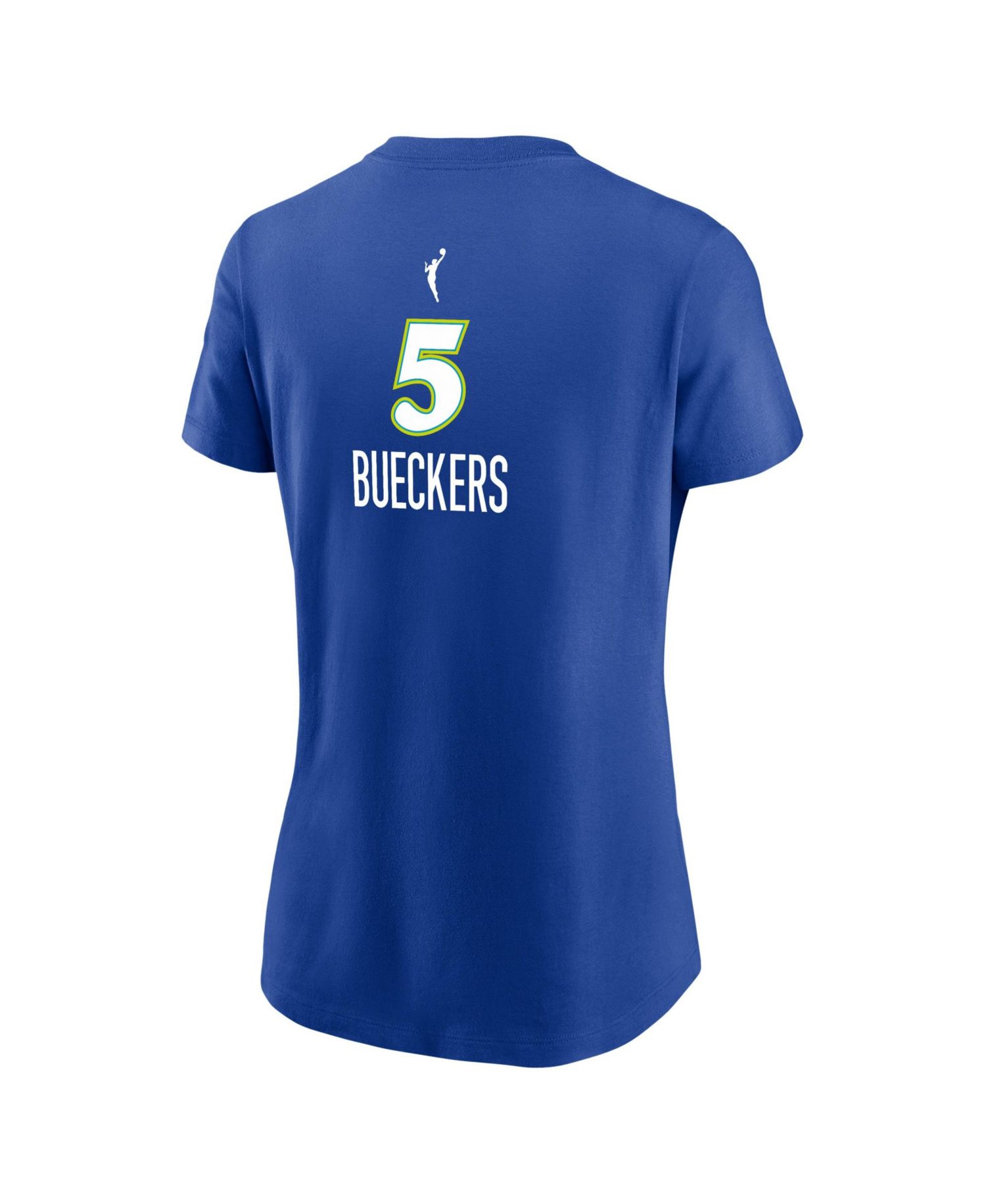 Women's Paige Bueckers Blue Dallas Wings Rebel Edition Name & Number T-Shirt