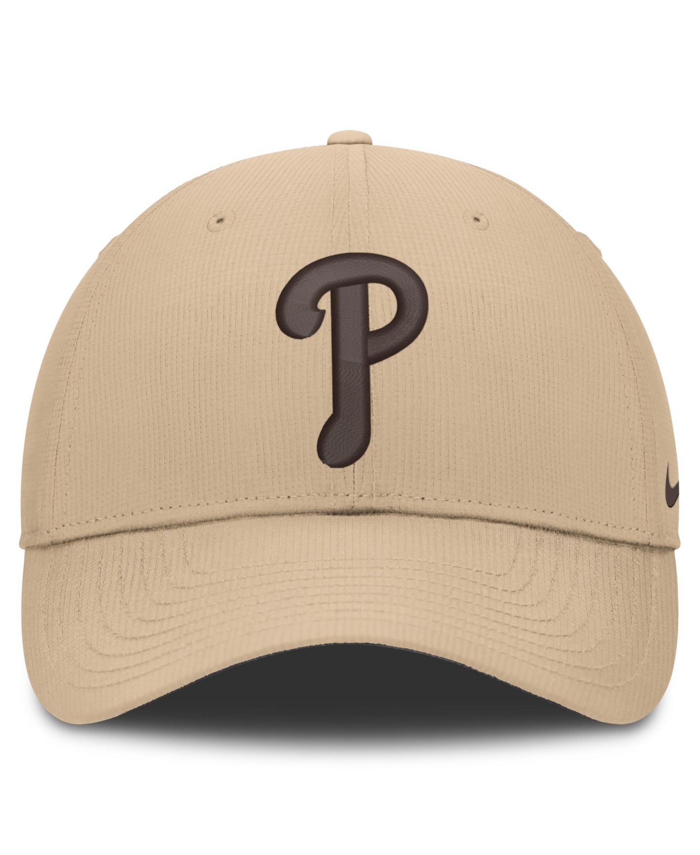 Мужская кепка Nike Khaki Philadelphia Phillies Desert Ripstop Club Adjustable Hat — фото 2