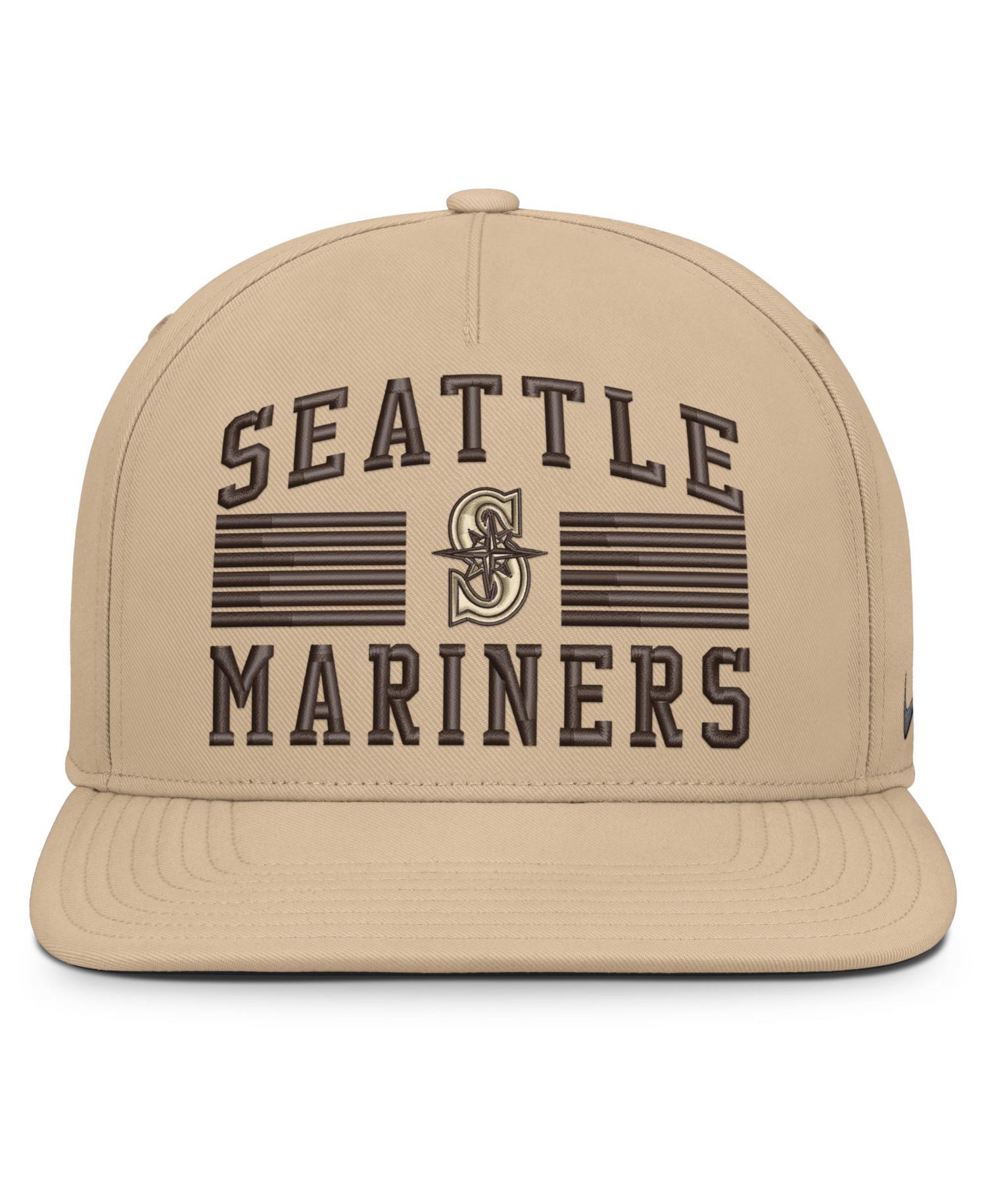 Men's Khaki Seattle Mariners Desert Pro AeroBill Dri-FIT Snapback Hat