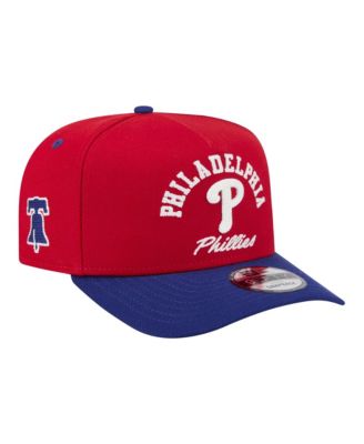 Men's Red/Royal Philadelphia Phillies Arched A-Frame 9FIFTY Adjustable Hat