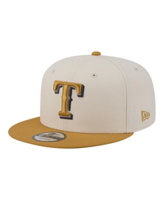 Men's Light Beige/Khaki Texas Rangers Two-Tone Color Pack 9FIFTY Snapback Hat