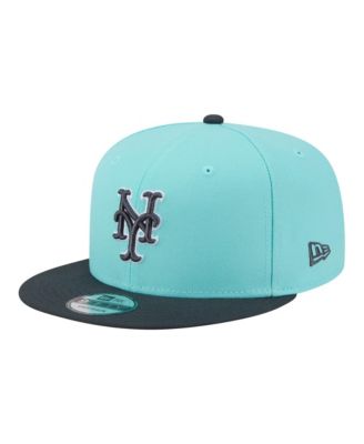 Men's Turquoise/Charcoal New York Mets Two-Tone Color Pack 9FIFTY Snapback Hat