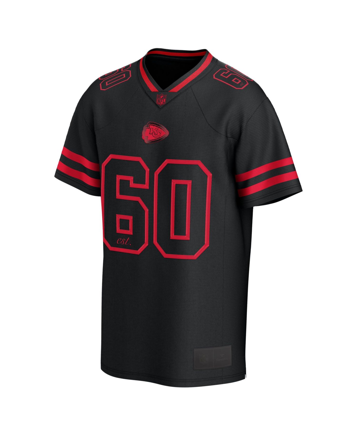 Men's Black Kansas City Chiefs After Hours Fashion Mesh T-Shirt
