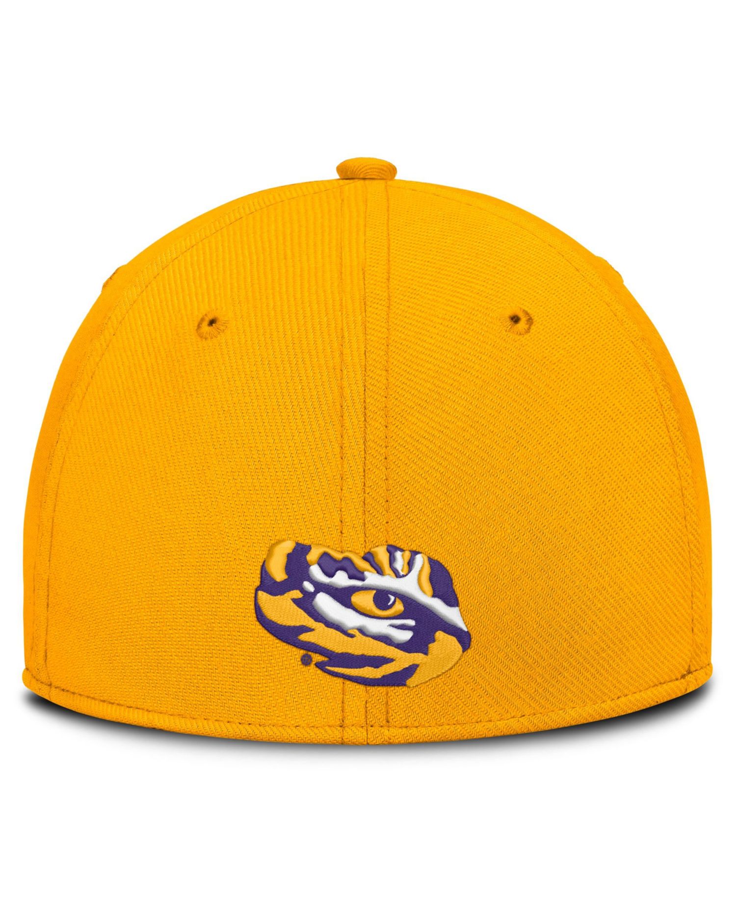 Men's Gold LSU Tigers Game Day Rise Swooshflex Hat