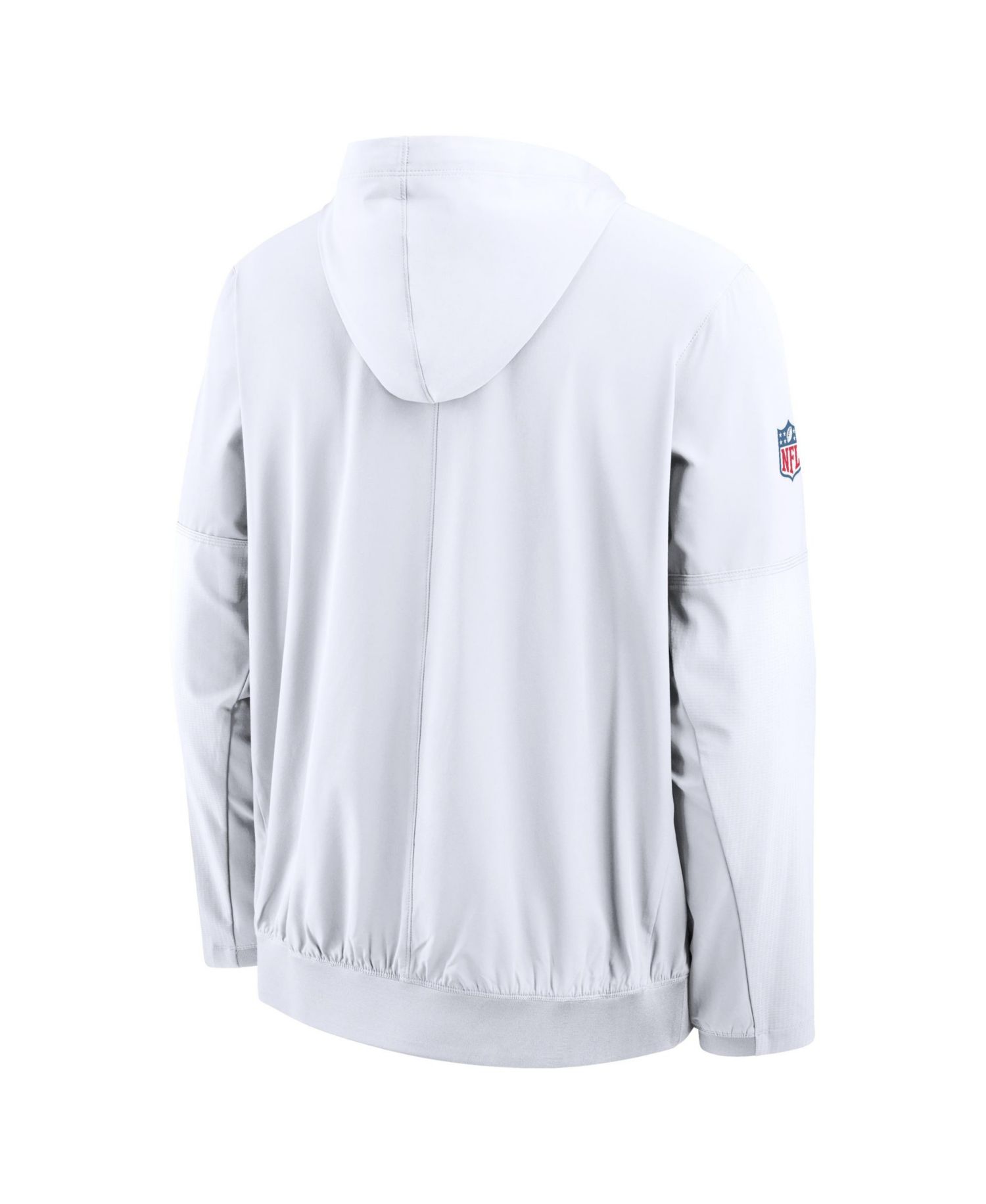 Men's White Tampa Bay Buccaneers Sideline Broken Rules Alternate Anorak Half-Zip Hoodie
