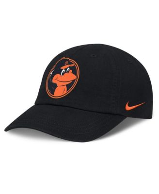 Baby Boys and Girls Black Baltimore Orioles Mascot Club Flex Hat