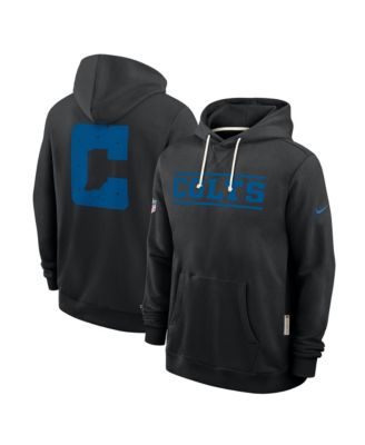 Men's Black Indianapolis Colts Standard Issue Replay Officials Alternate Dri-FIT Hoodie