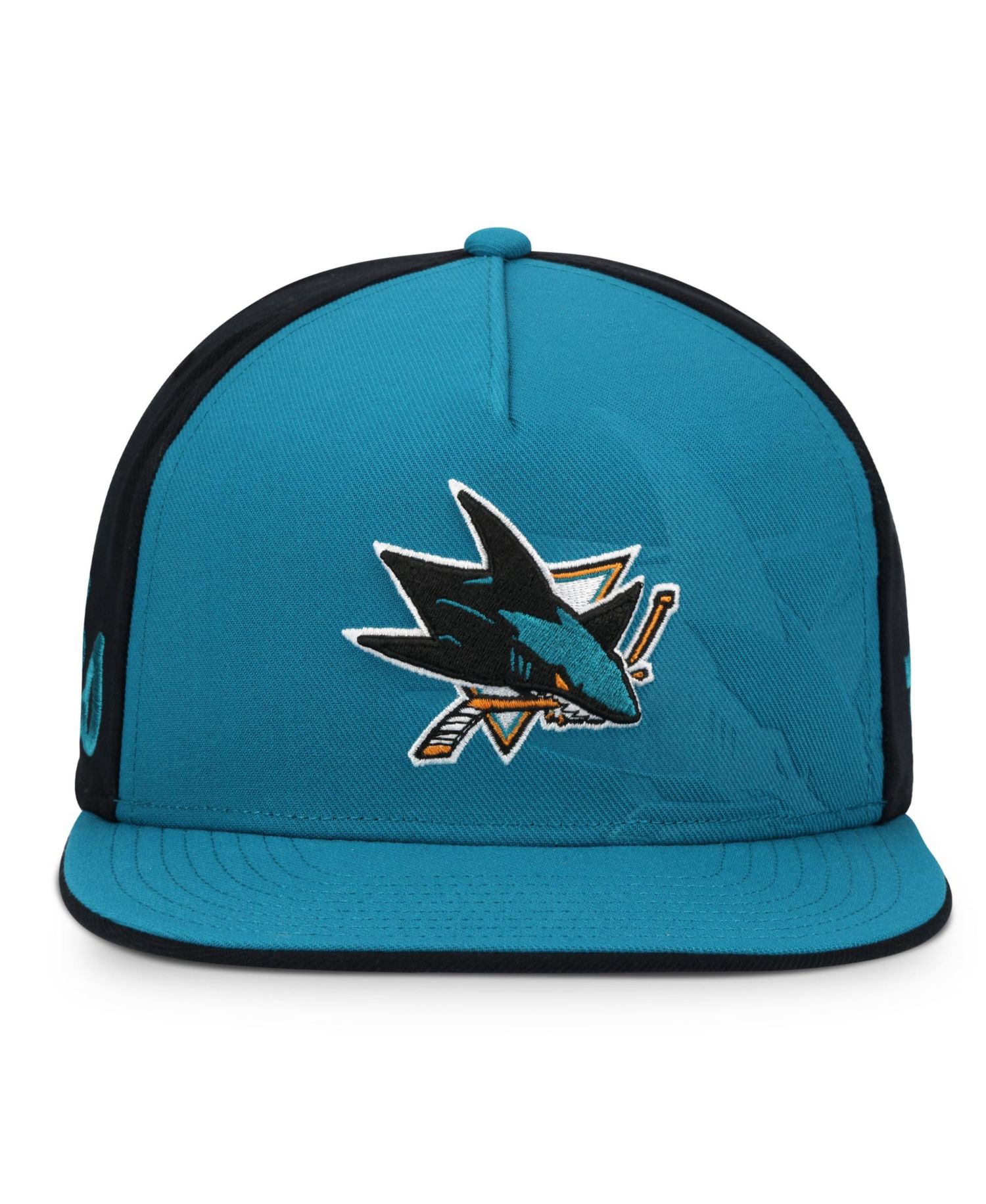 Men's Teal/Black San Jose Sharks Snapback Hat