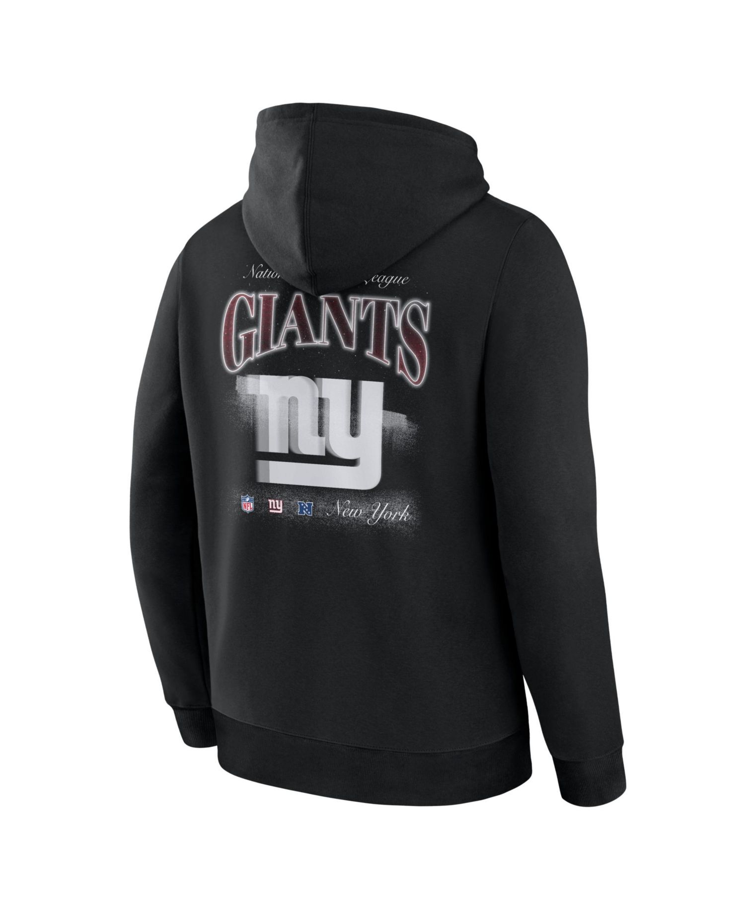 Men's Black New York Giants Nightfall Long Sleeve Fleece Hoodie