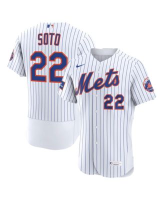 Men's Juan Soto White New York Mets Home Authentic Sponsor Patch Jersey