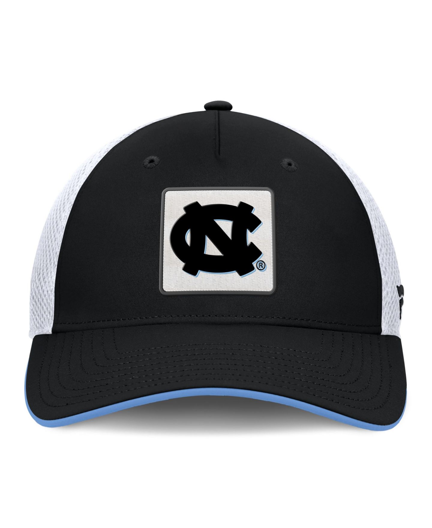 Мужские головные уборы Fanatics Black North Carolina Tar Heels 5-Panel Matter Flex Hat — фото 2