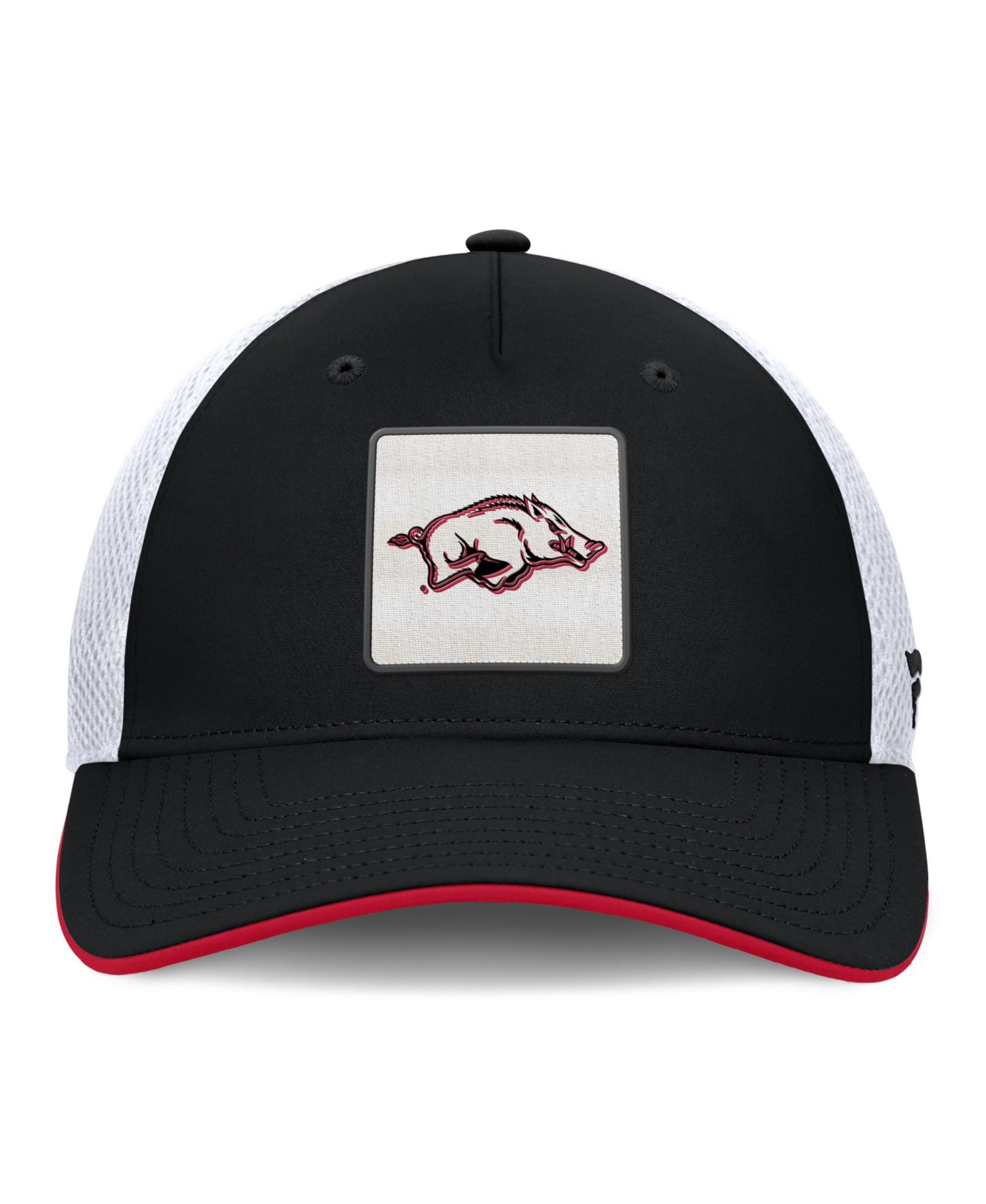 Men's Black Arkansas Razorbacks 5-Panel Matter Flex Hat